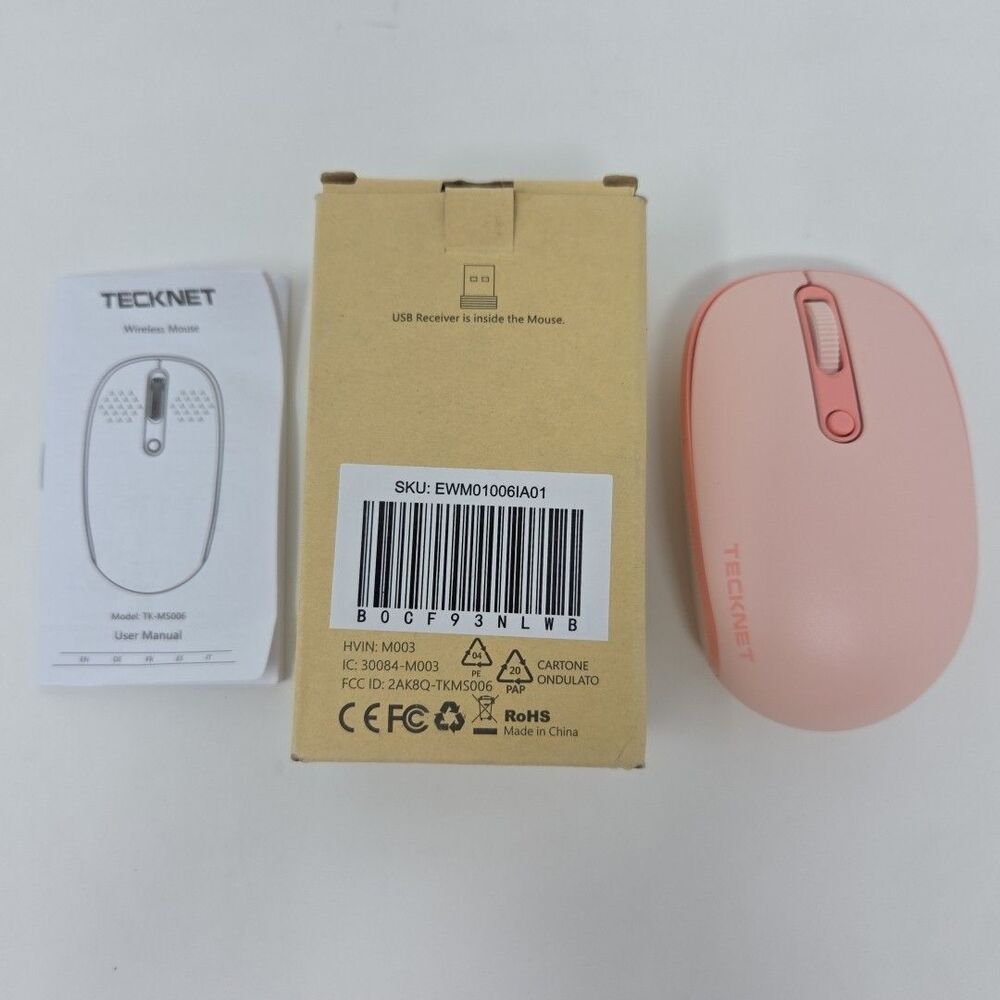 TECKNET Wireless Mouse for Laptop, 2.4G Silent Computer Mouse Quiet Click wit... - Picture 2 of 2
